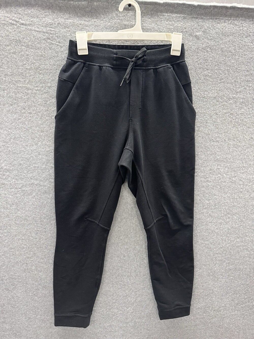 Lululemon Pant Mens XS City Sweat Jogger Black Stretch Terry Drawstring Training